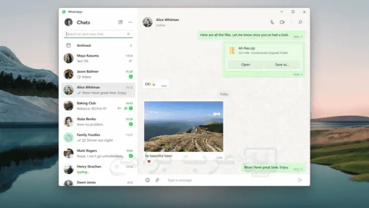 تحميل واتساب للكمبيوتر 2026 WhatsApp Desktop ويندوز 10/11 آخر إصدار